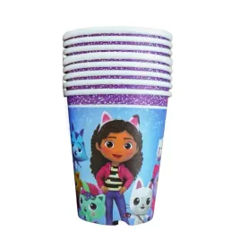 kubki-papierowe-gabi-eko-10-szt-zestaw-na-urodziny-koci-domek-gabi-pandus