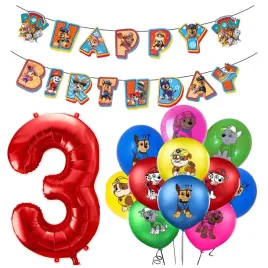 balony-psi-patrol-baner-happy-birthday-cyfra-3-czerwona-na-urodziny-na-hel