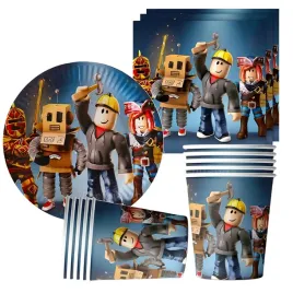 talerzyki-kubki-serwetki-roblox-gamingowe-papierowe-na-urodziny-40-szt