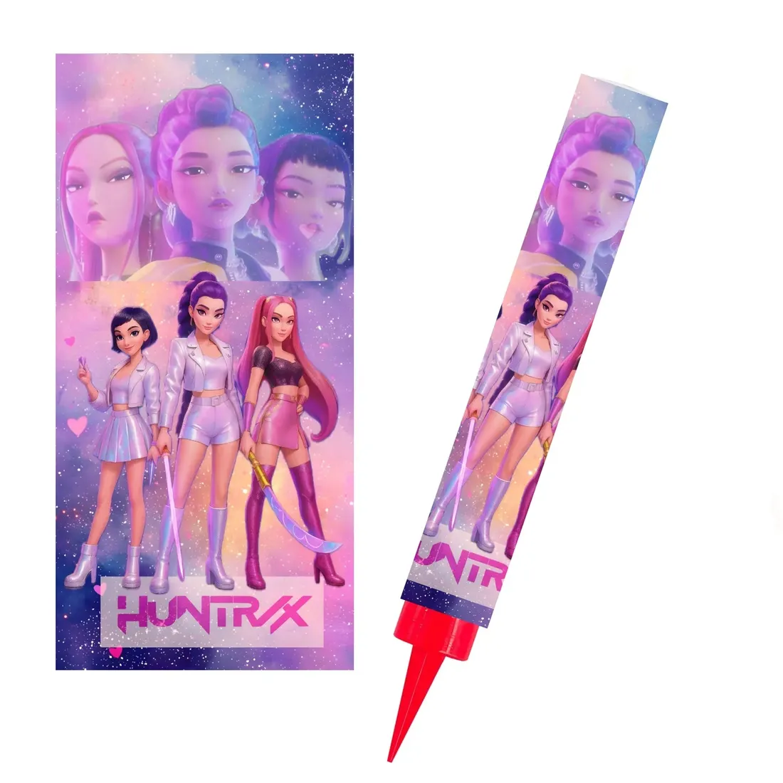 fontanna-tortowa-raca-k-pop-demon-hunters-na-tort-swieczka-huntrix-12cm