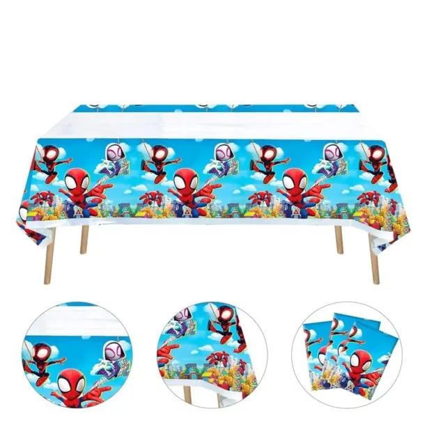 obrus spideR foliowy 180x108 na urodziny jednorazowy cerata superbohaterzy