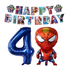 zestaw-balonow-spider-spider-man-dekoracje-na-urodziny-baner-cyfra-4-granat
