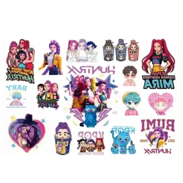 tatuaze-dla-dzieci-zmywalne-kpop-demon-hunters-huntrix-dzieciece-x4