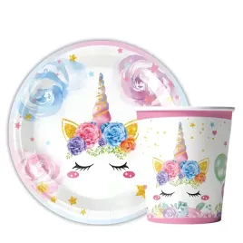 zestaw-talerzyki-kubki-papierowe-jednorozec-unicorn-na-urodziny-20-szt