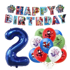 balony-urodzinowe-pajak-spider-baner-happy-birthday-cyfra-2-granatowa