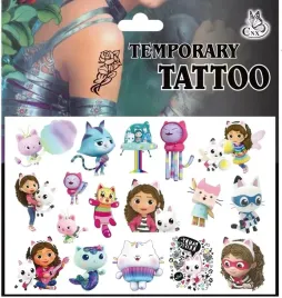 tatuaze-koci-domek-gabi-zmywalne-dla-dzieci-duzy-arkusz-a3