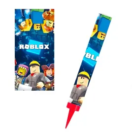 fontanna-tortowa-raca-na-tort-roblox-swieczka-piksele-gamingowa-1szt-12cm