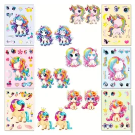 naklejki-kreatywne-jednorozce-diy-zestaw-kreatywny-6-sztuk-wodoodporne