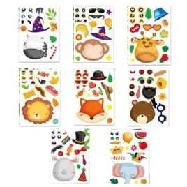 naklejki-kreatywne-zwierzatka-zoo-diy-zestaw-kreatywny-wodoodporne-safari