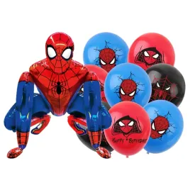 balony-spiderman-na-urodziny-spider-3d-55x63-avengers-zestaw-urodzinowy