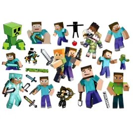 tatuaze-dla-dzieci-zmywalne-dzieciece-mine-craft-piksele-steve-m3