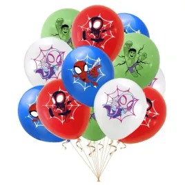 zestaw-balonow-urodzinowych-spider-i-kumple-hulk-avengers-balony-12-szt