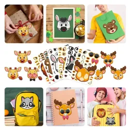 naklejki-zoo-zwierzatka-diy-6-szt-wodoodporne-zestaw-kreatywny-safari