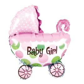 balon-foliowy-baby-shower-wozek-rozowy-duzy-baby-girl-dziewczynka