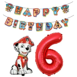 balony-psi-patrol-balon-marshall-baner-happy-birthday-zestaw-na-6-urodziny