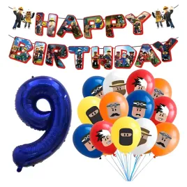 zestaw-na-urodziny-roblox-balony-gamingowe-baner-happy-birthday-cyfra-9