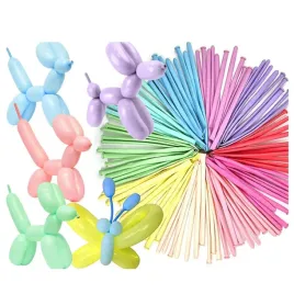 balony-do-modelowania-skrecania-pastelowe-rurki-urodziny-dlugie-100-sztuk