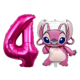 balon-angel-cyfra-4-rozowa-magenta-zestaw-balonow-na-urodziny-lilo-i-sticz
