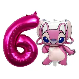 balon-angel-cyfra-6-rozowa-magenta-zestaw-balonow-na-urodziny-lilo-i-sticz
