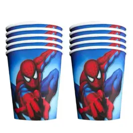 kubki-spider-pajak-papierowe-eko-10-szt-zestaw-na-urodziny-dekoracja-stolu