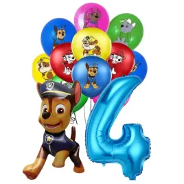 balony-na-urodziny-psi-patrol-zestaw-balonow-chase-47-cm-cyfra-4-na-hel