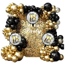 balony-na-18-urodziny-girlanda-balonowa-na-osiemnastke-zlote-czarne-134-szt
