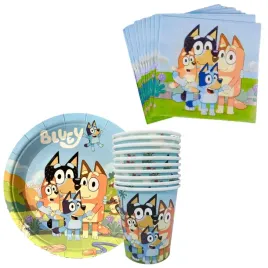 zestaw-bluey-talerzyki-kubki-serwetki-bluey-bingo-papierowe-40-sztuk-eko