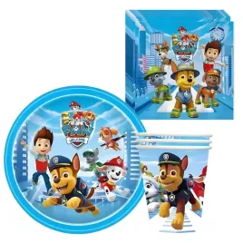 zestaw-psi-patrol-talerzyki-kubki-serwetki-papierowe-40-sztuk-eko-chase