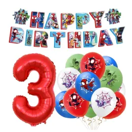 balony-na-3-urodziny-pajak-spider-baner-happy-birthday-cyfra-3-czerwona