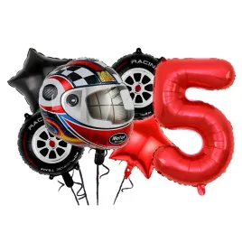 balony-urodzinowe-formula-1-wyscigowe-zestaw-balonow-cyfra-5-czerwona-hel