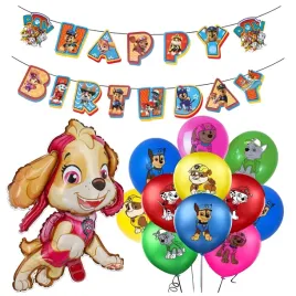 balony-psi-patrol-skye-baner-happy-birthday-zestaw-balonow-na-urodziny