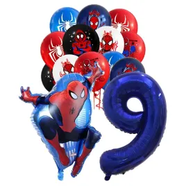 balony-spiderman-na-urodziny-zestaw-balonow-spider-man-cyfra-9-granatowa