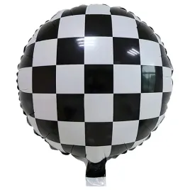 balon-urodzinowy-szachownica-okragly-formula-1-wyscig-na-hel-na-urodziny