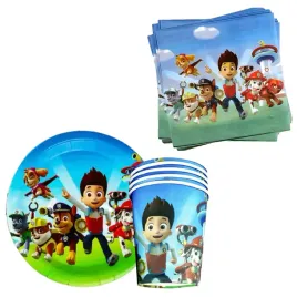 zestaw-psi-patrol-talerzyki-kubki-serwetki-papierowe-40-sztuk-eko-chase