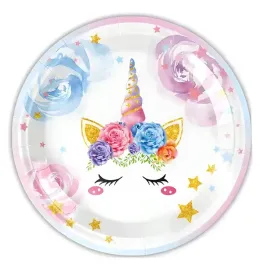 talerzyki-jednorozec-jednorazowe-18cm-10-sztuk-zestaw-na-urodziny-eco