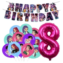 balony-huntrix-kpop-demon-hunters-baner-happy-birthday-cyfra-8-zestaw