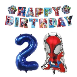balony-pajak-spider-na-2-urodziny-zestaw-dekoracji-dla-chlopca-baner