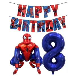 balony-urodzinowe-spiderman-3d-baner-happy-birthday-cyfra-8-zestaw-balonow