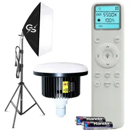 lampa-studyjna-do-zdjec-softbox-50x70cm-zarowka-fotograficzna100w-led-pilor