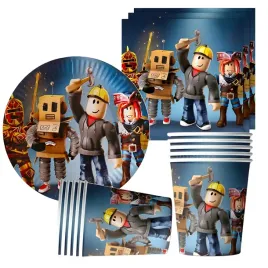 talerzyki-kubki-serwetki-roblox-gamingowe-papierowe-na-urodziny-40-szt