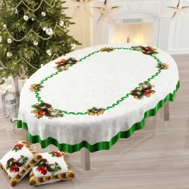 obrus-drukowany-wstazki-swiateczny-zielony-140-x-350-cm