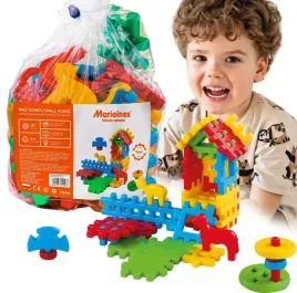 wafle-klocki-konstrukcyjne-marioinex-maly-domek-31-el-fig-piesek-kot-2