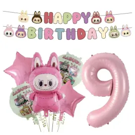balony-na-9-urodziny-labubu-balon-cyfra-9-rozowa-baner-happy-birthday