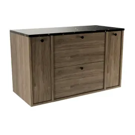 szafka-lazienkowa-100-cm-szuflady-drzwi-orzech-ciemny-czarny-marmur-belino