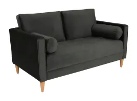 kanapa-sofa-harper-2-osobowa-ciemno-szara-skandynawska-drewniane-nozki