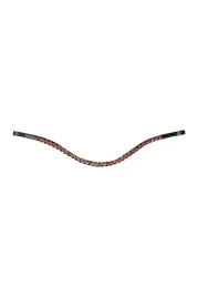 naczolek-dla-konia-hkm-rosegold-glamour-krysztalki-brazowy-rosegold-full