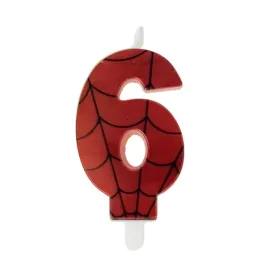 swieczka-na-tort-6-cyfra-spider-pajak-swieczka-urodzinowa-dla-chlopca
