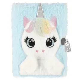 pamietnik-starpak-unicorn-a5-jednorozec-pluszowy-zamykany