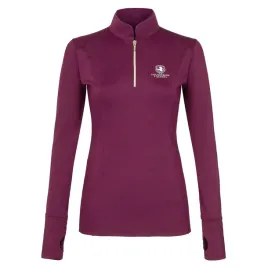 koszulka-treningowa-equestrian-queen-bailey-techniczna-damska-burgundowa-m