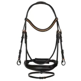 oglowie-dla-konia-equestrian-queen-io-rurkowe-czarne-rozowe-zloto-pony